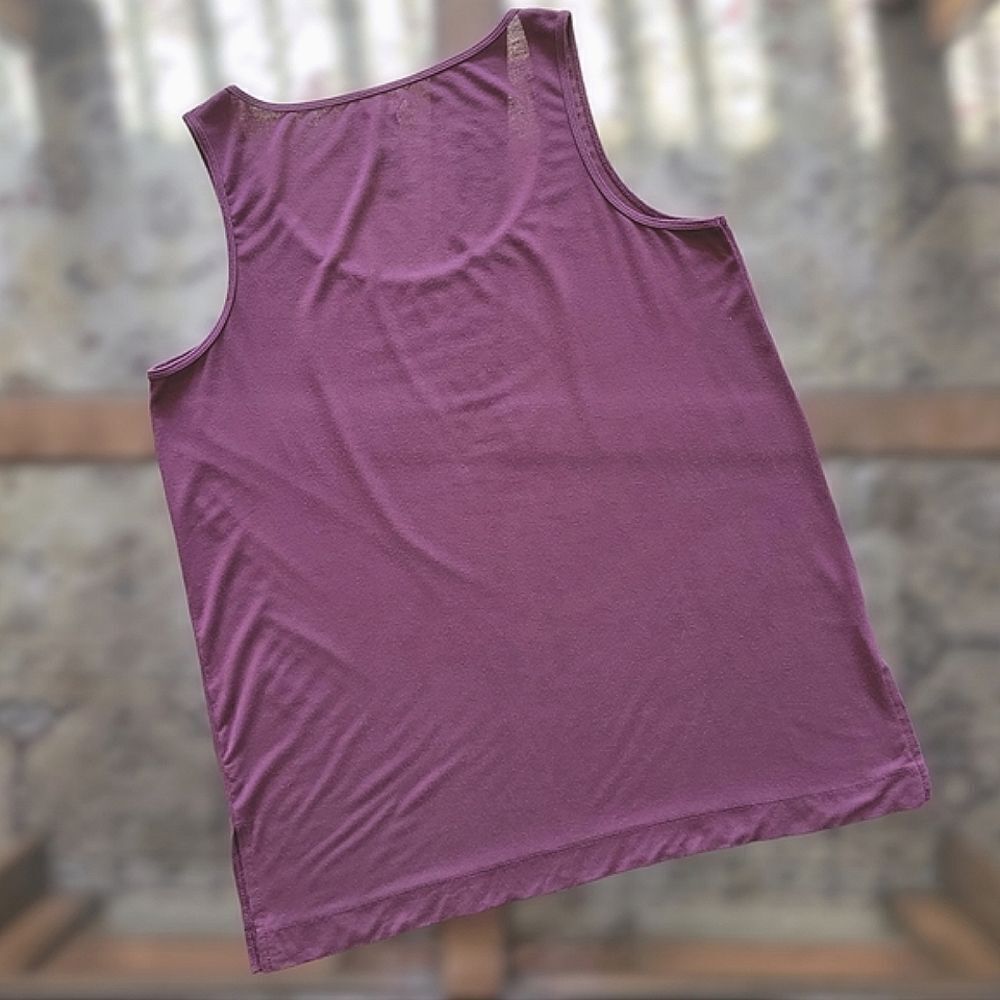 WynneLayers Essential Two-Pack Layering Tanks Woodrose/Burgundy size M - Picture 6 of 16